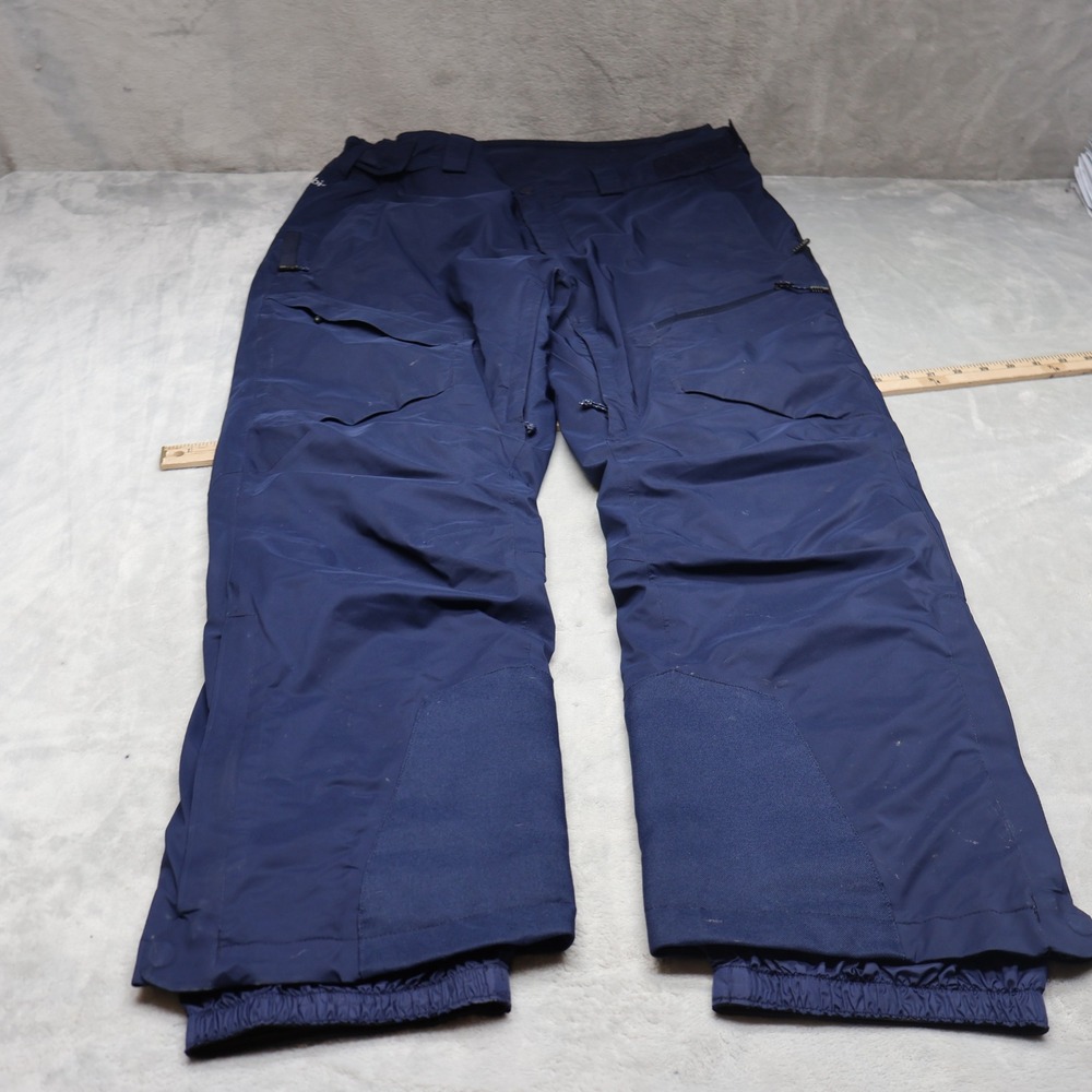 Columbia Snow Pants Mens XL Blue Wild Card Omni Heat Winter Ski Insulated 40x31 - Picture 1 of 15
